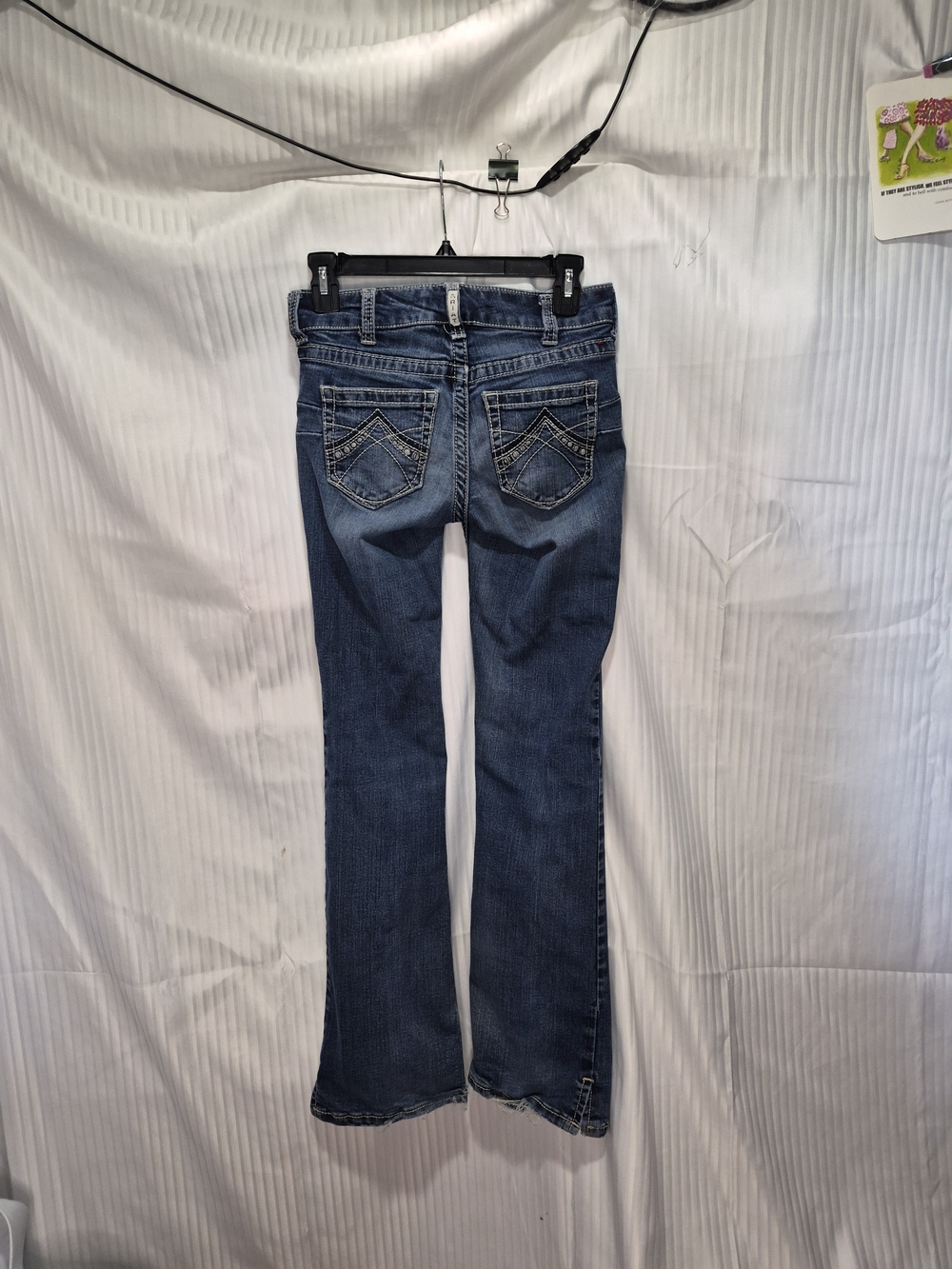 Ariat 25R Women's Blue Bootcut Split Flare Jeans - Picture 3 of 9